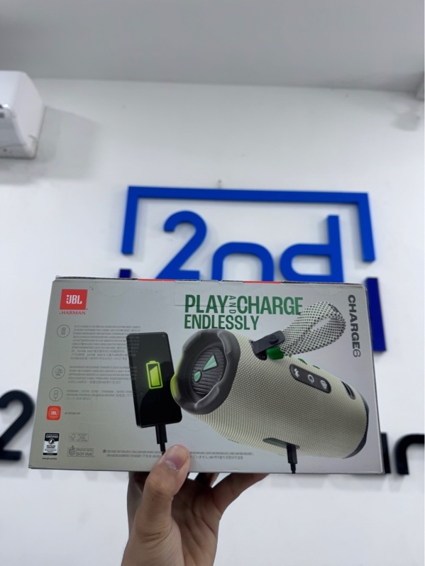 Loa JBL Charge 6 - Màu xanh lá - box xấu - New