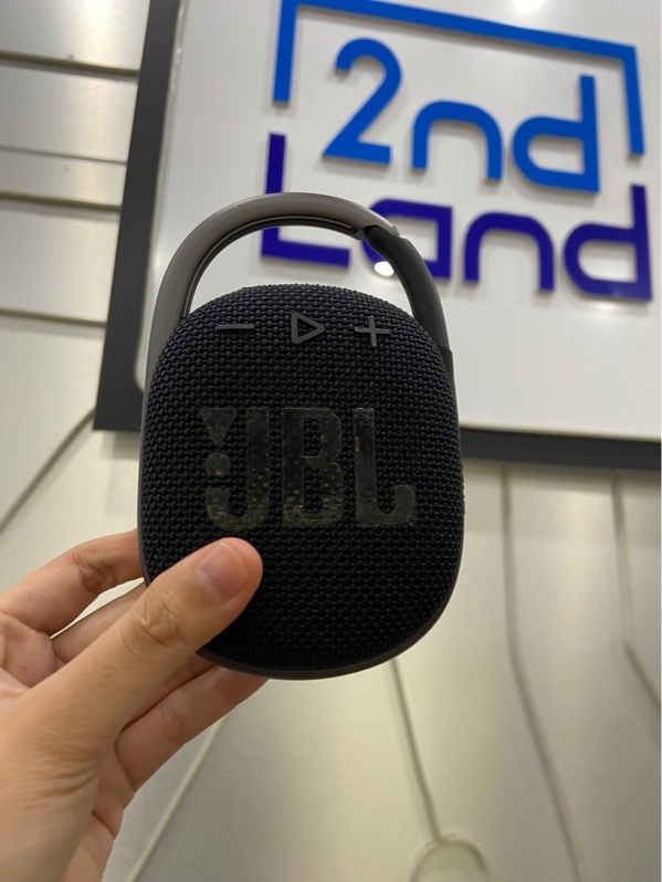 Loa JBL Clip 4 - Màu đen - Ngoại hình: 97% - Mất chữ cao su mặt trước và sau - Body