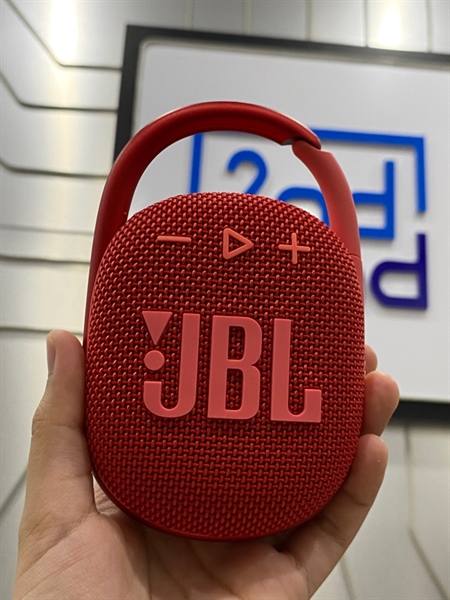 Loa JBL CLIP 4 - Màu đỏ - Ngoại hình 99% - Kèm sạc