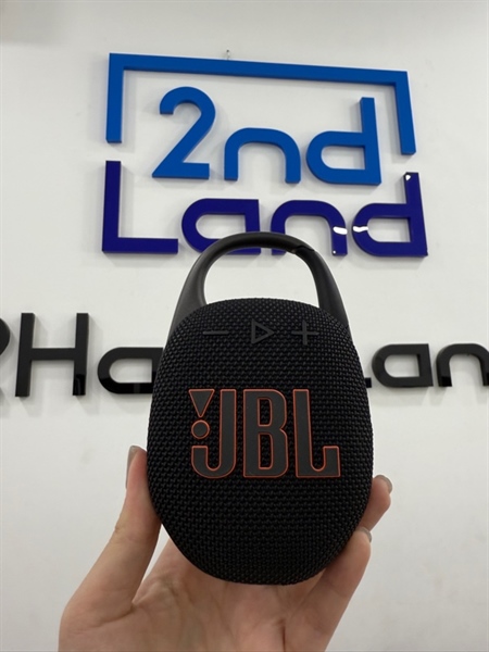 Loa JBL Clip 5 - Màu đen - Ngoại hình 99% - Kèm dây sạc