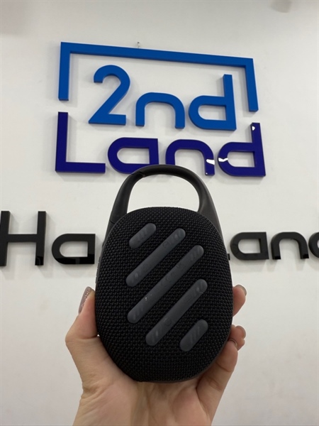 Loa JBL Clip 5 - Màu đen - Ngoại hình 99% - Kèm dây sạc 2