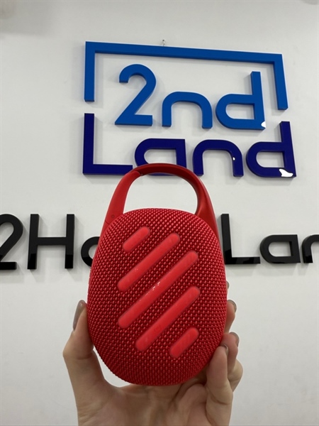 Loa JBL Clip 5 - Màu đỏ - Ngoại hình 99% - Kèm dây sạc 2