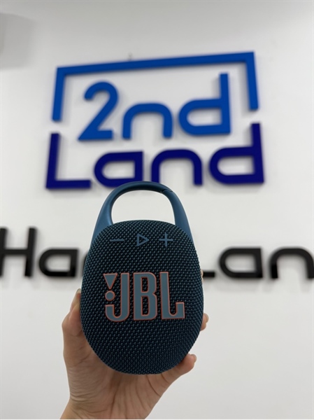 Loa JBL Clip 5 - Màu xanh - Ngoại hình 99% - Kèm sạc zin