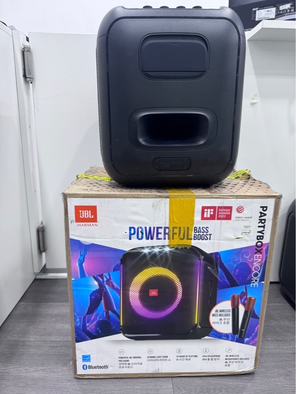 Loa JBL Encore 1 - Màu đen - Ngoại hình 98% - Fullbox, kèm 2 micro