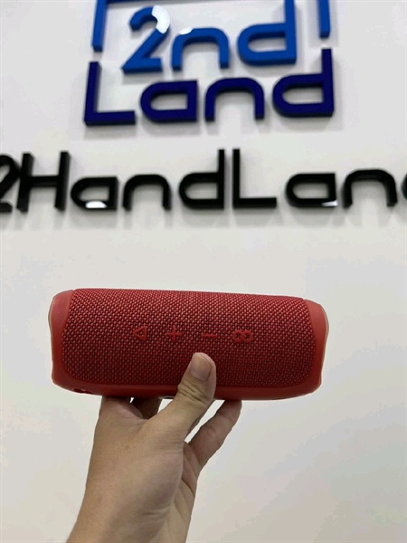 Loa JBL Flip 5 - Màu đỏ - Ngoại hình 98% - Body 3