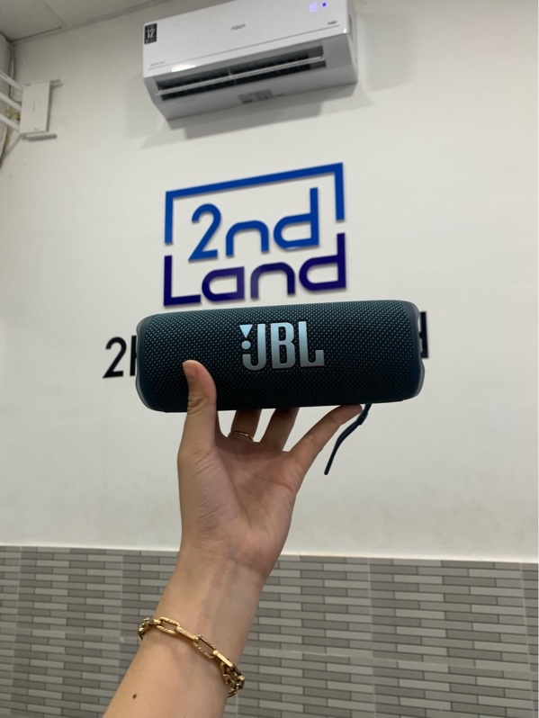 Loa JBL Flip 6 - Màu xanh - Ngoại hình: 98% - Kèm box
