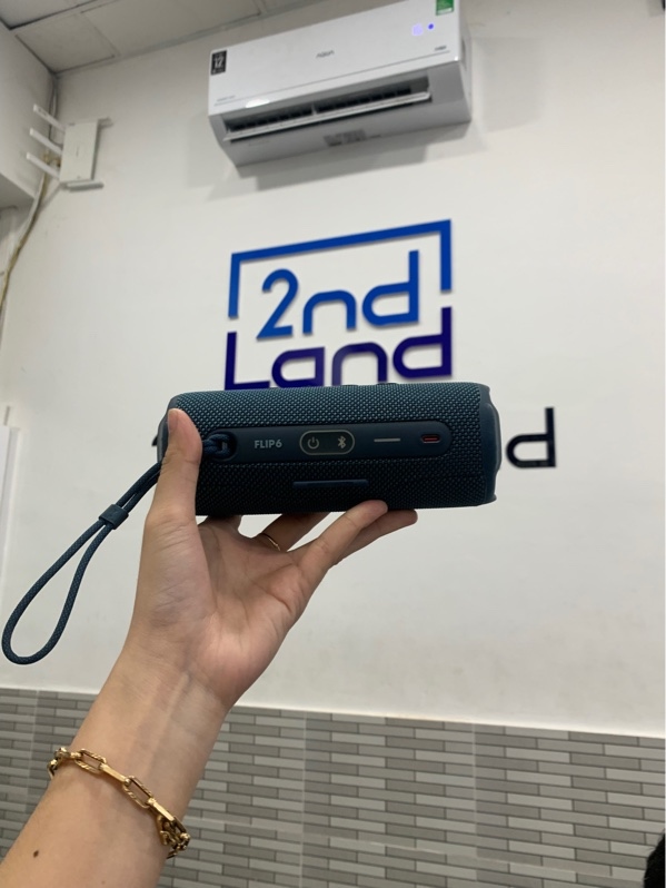 Loa JBL Flip 6 - Màu xanh - Ngoại hình: 98% - Kèm box