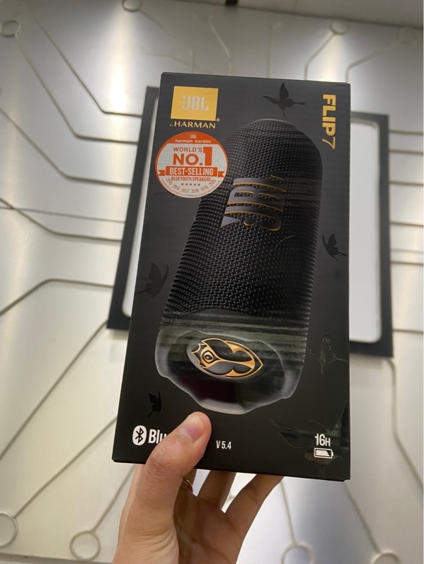 Loa JBL Flip 7 - Bản đặt biệt TML - Màu đen - Newseal