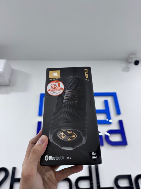 Loa JBL Flip 7 Tomorrowland Edition - Màu đen - Newseal - Còn bảo hành PGI tới 13/10/2027, có bill điện tử
