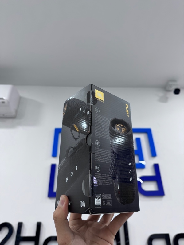 Loa JBL Flip 7 Tomorrowland Edition - Màu đen - Newseal - Còn bảo hành PGI tới 13/10/2027, có bill điện tử
