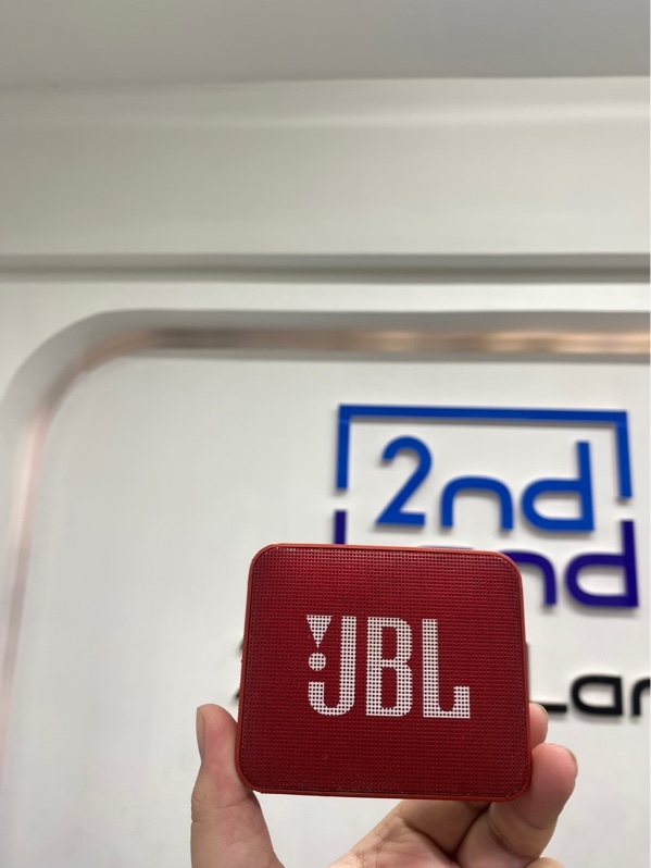 Loa JBL Go 2 - Màu đỏ - Ngoại hình 97% - Bung nắp cổng sạc - Body