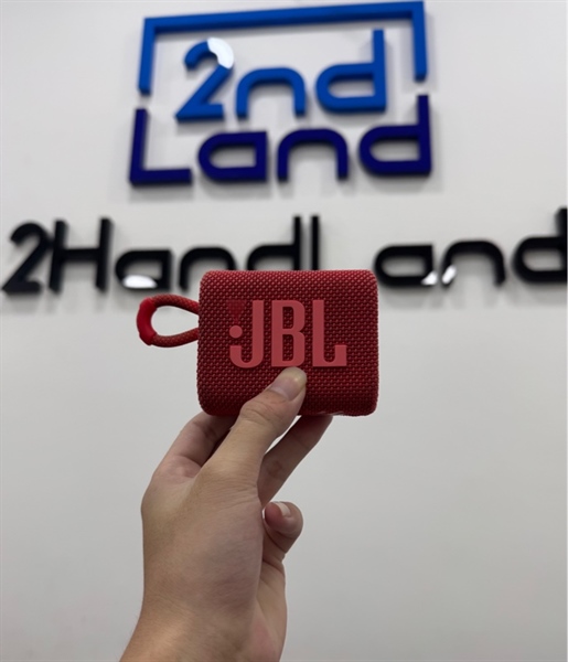 Loa JBL Go 3 - Màu đỏ - Ngoại hình 97% - Mất nhiều đệm cao su - Body