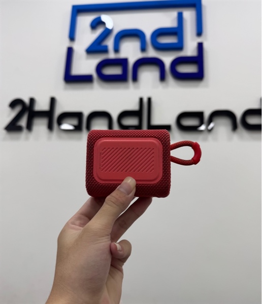 Loa JBL Go 3 - Màu đỏ - Ngoại hình 97% - Mất nhiều đệm cao su - Body 2