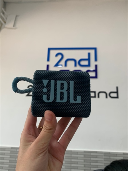 Loa JBL go 3 - Màu xanh - Ngoại hình: 97% - Trầy - Box