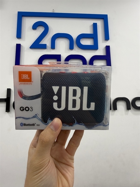 Loa JBL Go 3 - Màu xanh - Ngoại hình 99% - FullBox