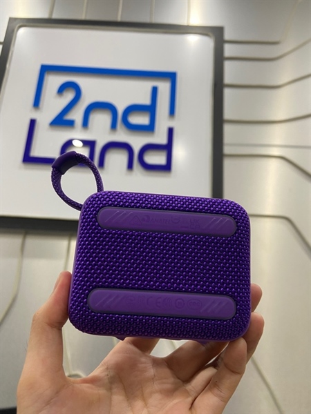 Loa JBL Go 4 - Màu tím - Ngoại hình: 99% - Body - Kèm sạc 2