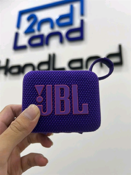 Loa JBL Go 4 - Màu tím - Ngoại hình 99% - Kèm sạc