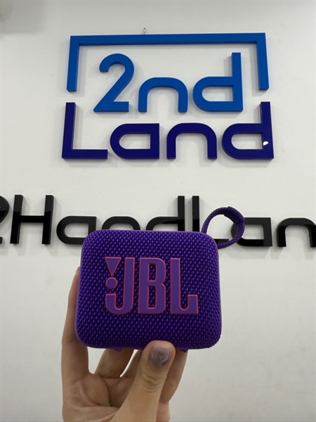 Loa JBL Go 4 - Màu tím - Ngoại hình 99% - Kèm sạc