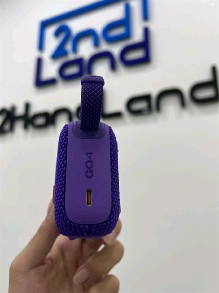 Loa JBL Go 4 - Màu tím - Ngoại hình 99% - Kèm sạc 4