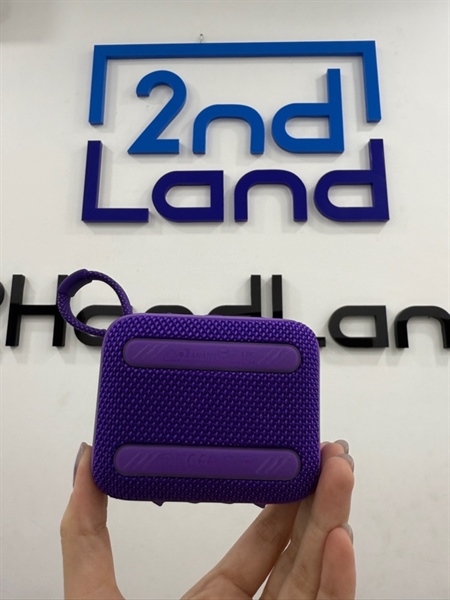 Loa JBL Go 4 - Màu tím - Ngoại hình 99% - Kèm sạc 2