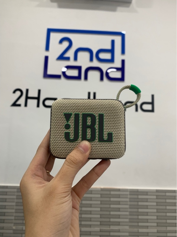 Loa JBL Go 4 - Màu trắng xanh - Ngoại hình: 98% - Fullbox
