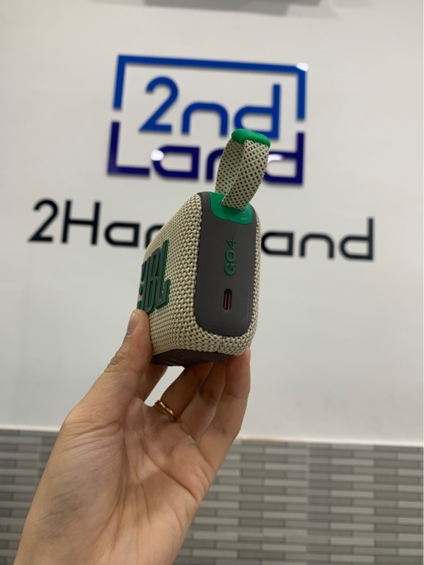 Loa JBL Go 4 - Màu trắng xanh - Ngoại hình: 98% - Fullbox