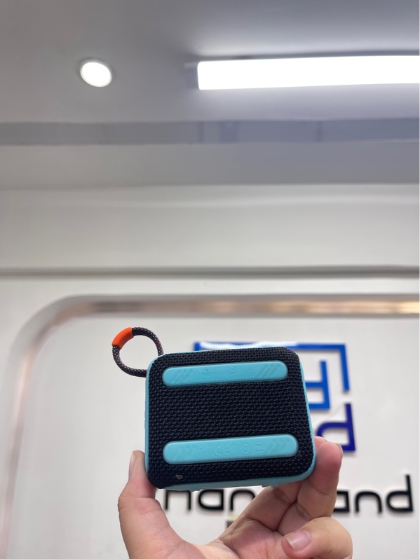 Loa JBL Go 4 - Màu xanh đen - Ngoại hình 97.5% - Kèm box, cáp sạc