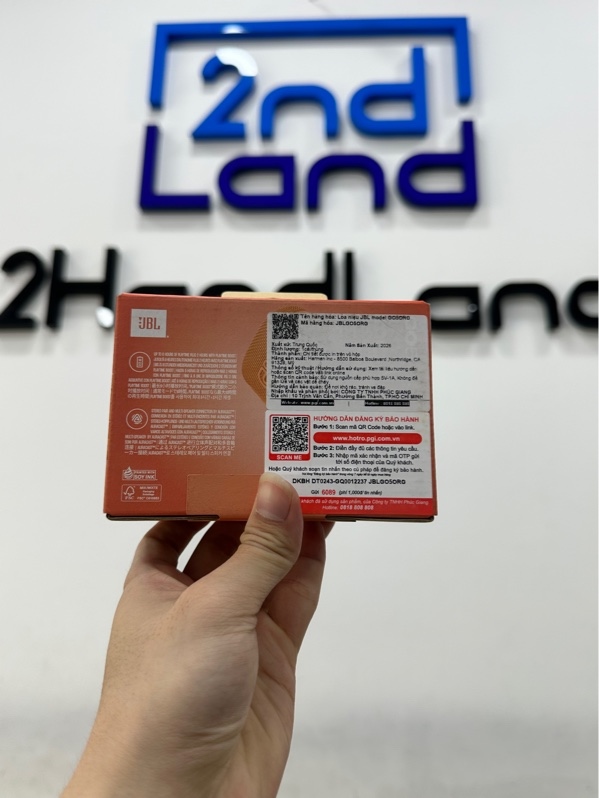 Loa JBL Go 5 - 4.8W RMS - Màu cam - Newseal