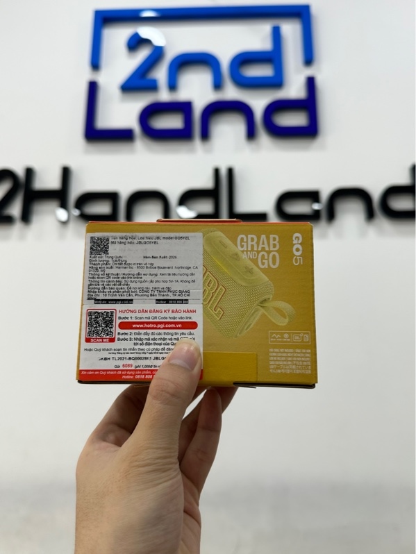 Loa JBL Go 5 - 4.8W RMS - Màu vàng - Newseal