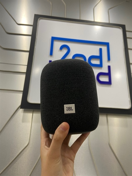 Loa JBL Link Music - Màu đen - Ngoại hình: 98% - Liệt phím giảm âm lượng - Body - Kèm dây nguồn