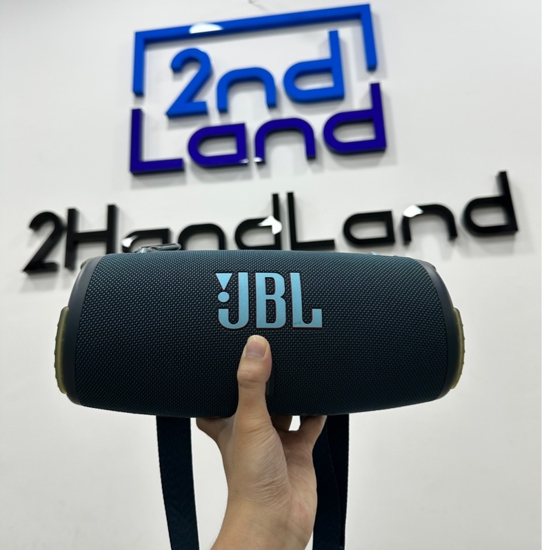 Loa JBL Xtreme 3 - Tổng công suất cắm nguồn trực tiếp 100W - Màu xanh - Ngoại hình 97% - Kèm sạc bị hở