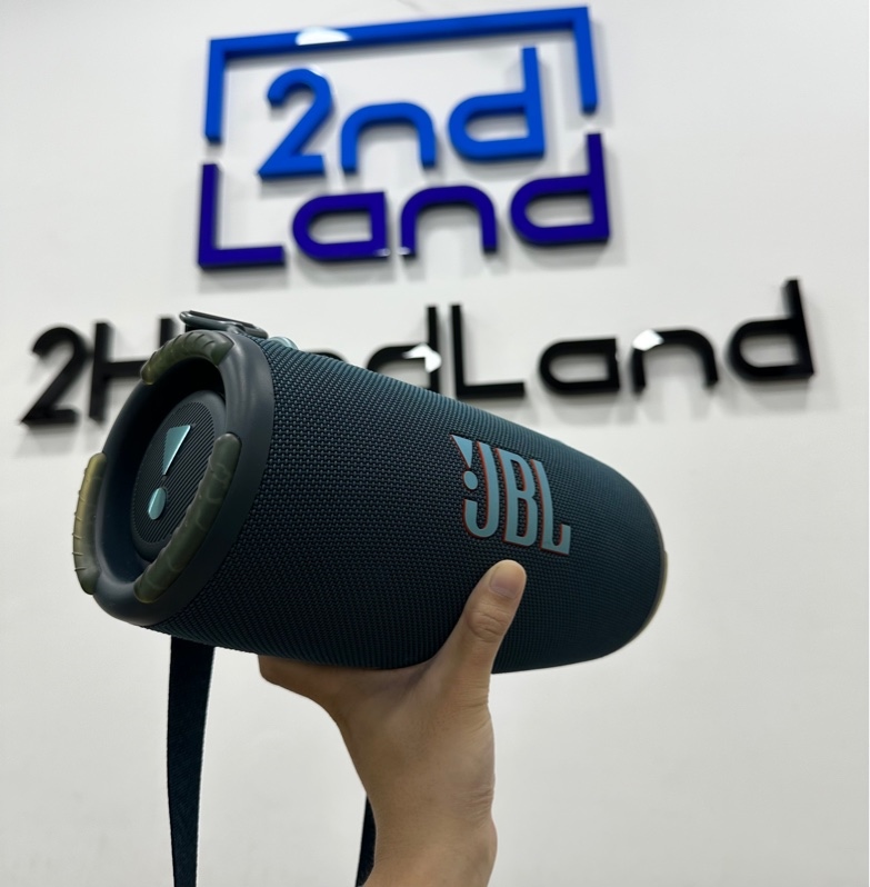 Loa JBL Xtreme 3 - Tổng công suất cắm nguồn trực tiếp 100W - Màu xanh - Ngoại hình 97% - Kèm sạc bị hở