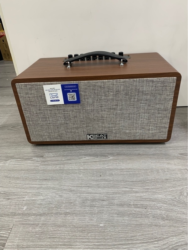 Loa karaoke acnos CS390 - Màu nâu - Ngoại hình: 98% - Kèm nguồn + 1 mic