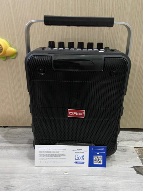 Loa karaoke di động Oris TO-788 - Màu đen - Ngoại hình: 98% - Kèm Box + 2 mic