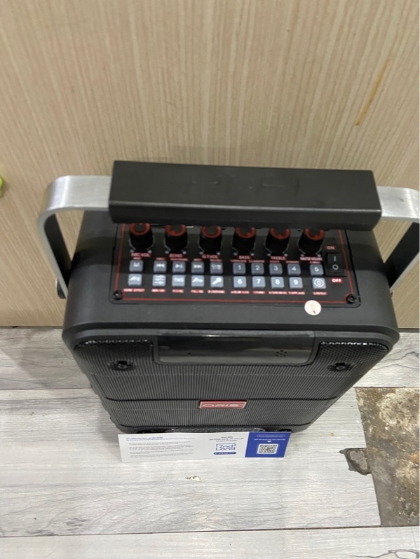 Loa karaoke di động Oris TO-788 - Màu đen - Ngoại hình: 98% - Kèm Box + 2 mic