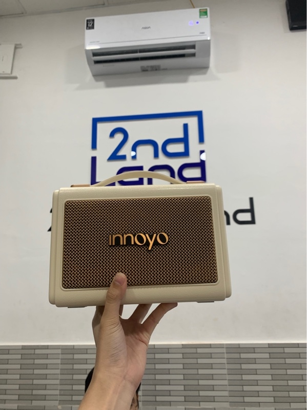 Loa karaoke innoyo S2 - Màu trắng - Ngoại hình: 98% - Fullbox