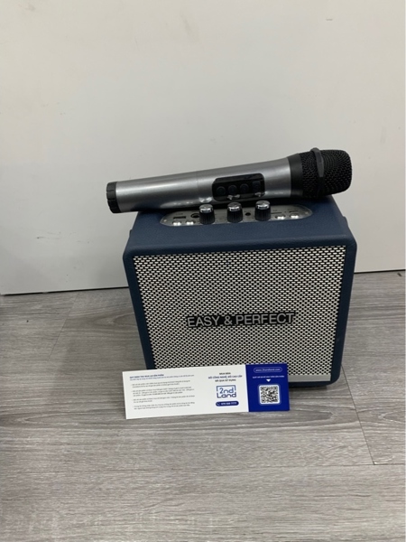 Loa karaoke windy 18w - Màu xanh - Ngoại hình: 98% - Box + mic