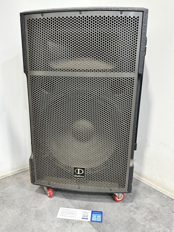 Loa kéo Dalton® Portable Sound System TS-15G500N - 500W - Màu đen - Ngoại hình 97% - Màn hình điều khiển bị thụt, chạm nút tăng giảm volume, vặn max bị chạm nhẹ - Kèm nguồn