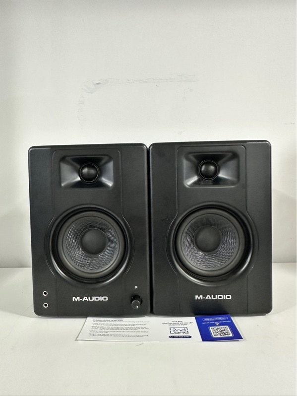 Loa Kiểm Âm M-AUDIO BX4 - 120 W (total peak), 2 x 25 W (RMS) - Màu đen - Ngoại hình 98% - Fullbox