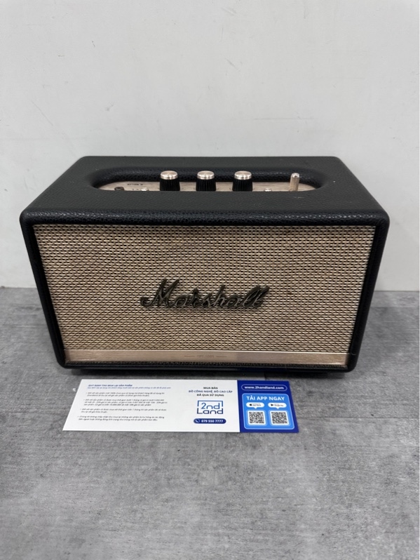 Loa Marshall Acton 2 - Công suất 60W - Màu đen - Ngoại hình 97% - Kèm dây nguồn