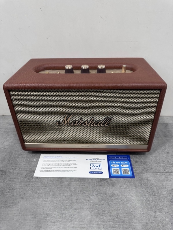 Loa Marshall Acton II - 60W - Màu nâu - Ngoại hình 97% - Kèm nguồn
