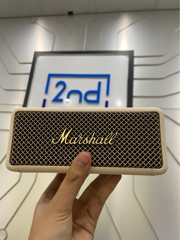 Loa Marshall Emberton 2 - Màu trắng - Ngoại hình: 98% - Kèm sạc