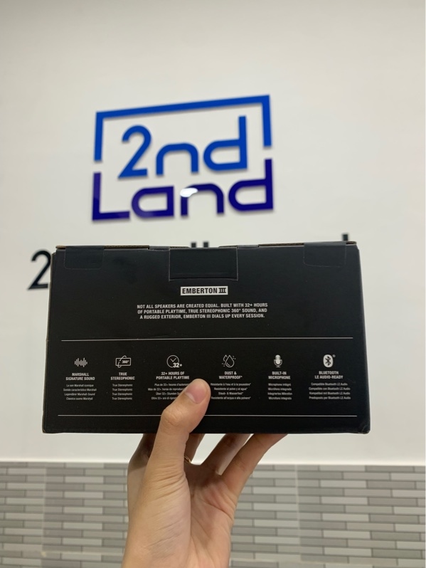 Loa Marshall Emberton 3 - Màu đen - Newseal