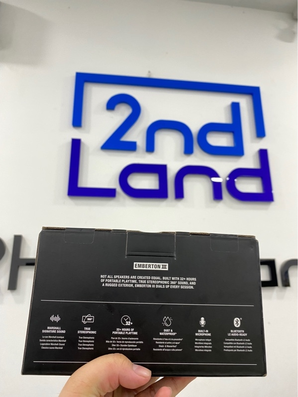 Loa Marshall Emberton 3 - Màu đen - NewSeal