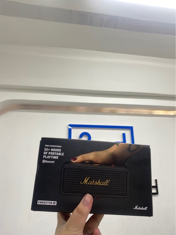 Loa Marshall Emberton III - Màu đen - Newseal