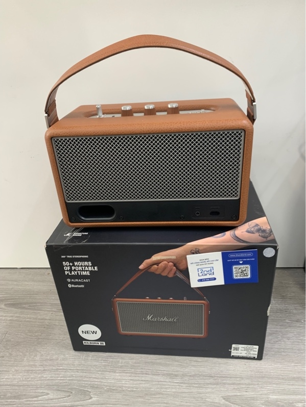 Loa Marshall Kilburn 3 - Tem ASH - Màu nâu - Ngoại hình: 98% - Fullbox