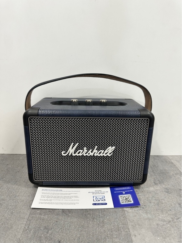 Loa Marshall Kilburn II - Hàng EU xách tay - Màu xanh dương - Ngoại hình 97% - Kèm sạc