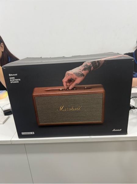 Loa Marshall Stanmore III - Màu nâu - Ngoại hình 98% - Kèm Box , 1 nguồn
