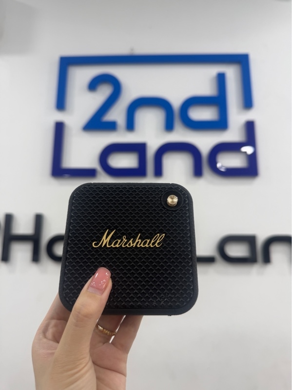 Loa Marshall Willen 1 - Màu đen - Ngoại hình 97% - trầy xước - Không phụ kiện