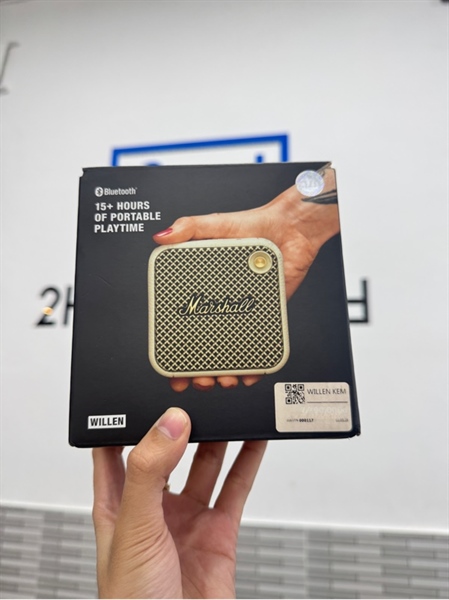 Loa Marshall Willen 1 - Màu kem - Ngoại hình: 99% - Fullbox